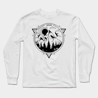 Wander Into The Mountains Long Sleeve T-Shirt